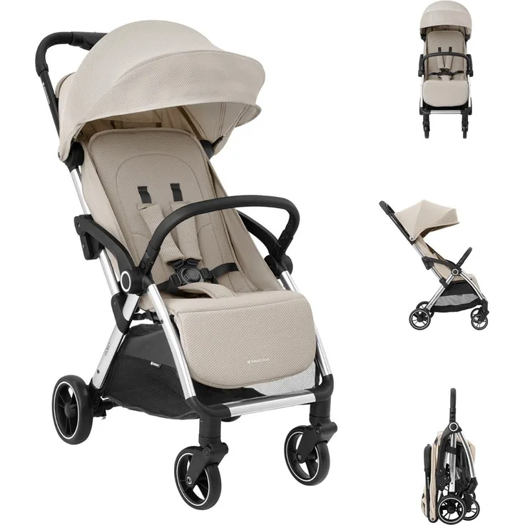 Kikkaboo Kinder-Buggy Kinderwagen, Buggy Eden bis 22 kg, Federung, Regenschutz, zusammenklappbar