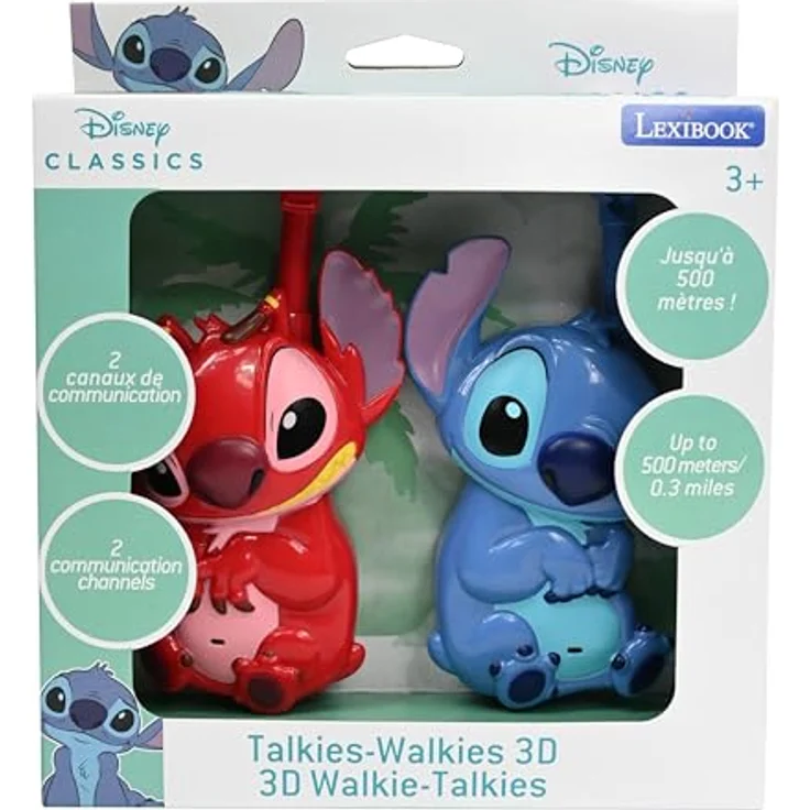Lilo & Stitch Walkie Talkie, 3D-Design für Kinder, ideale Kommunikation für Abenteuer im Freien und Indoor – Bild 5