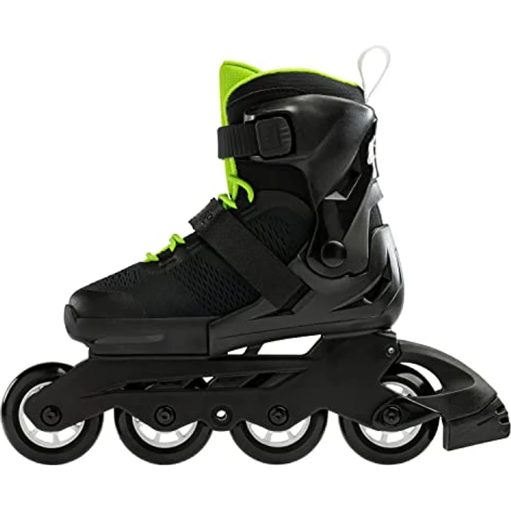 Rollerblade Microblade Inline Skates Nero/Verde 23 - Einfach zu bedienendes System, bessere Stabilität und Komfort – Bild 2