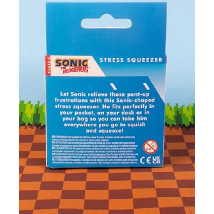 Sonic The Hedgehog Anti Stress Peg, Stressball in Taschenformat zur stressfreien Entspannung – Bild 4