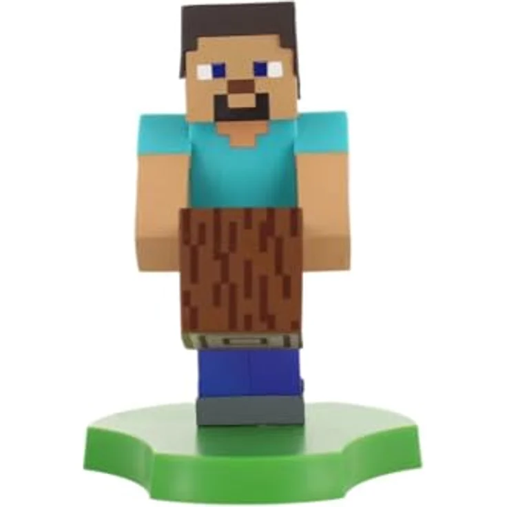 exquisite gaming Minecraft Steve Mini-Kabelmann, detailreiche Sammelfigur für Ear-Bud und Smartphones, flexibel einsetzbar – Bild 1