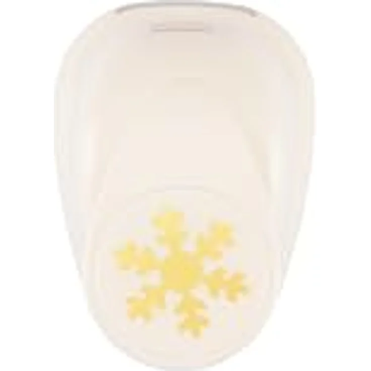 Vaessen Creative Motivstanzer Schneeflocken, 2.2 x 2.2 cm, Stanzer für Bastelpapier und Scrapbookpapier, Weiß – Bild 1