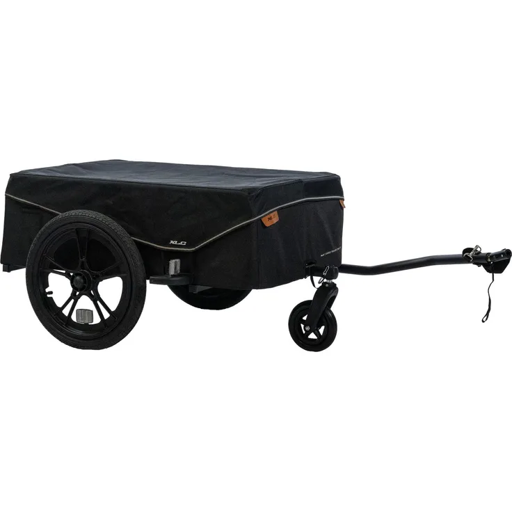 XLC Lastenanhänger Cargo BS-C11, faltbar mit 45 kg Tragfähigkeit, 110 Litern Volumen, schwarz