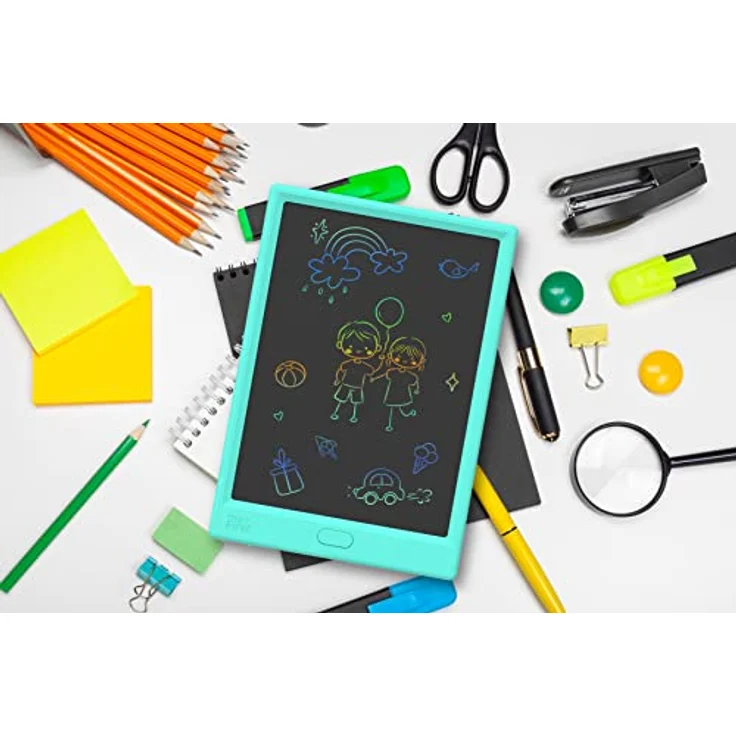 myFirst Sketch Pro Neo, farbiger Maltafel mit Flüssigkristalldisplay und Anti-Reibungs-Ledertasche – Bild 5