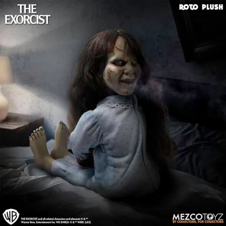 Mezco Toys Regan Figur The Exorcist MDS Roto Plush, 45 cm Sammlerstück im kuscheligen Design – Bild 9