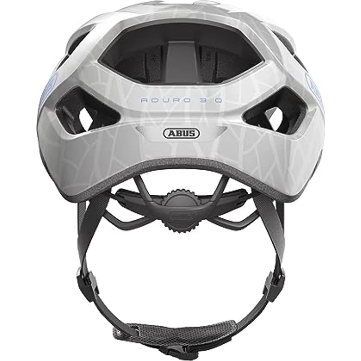ABUS Fahrradhelm Aduro 3.0 - Sportiver City-Helm für alltägliche und sportliche Touren - Weiß, Größe M – Bild 3