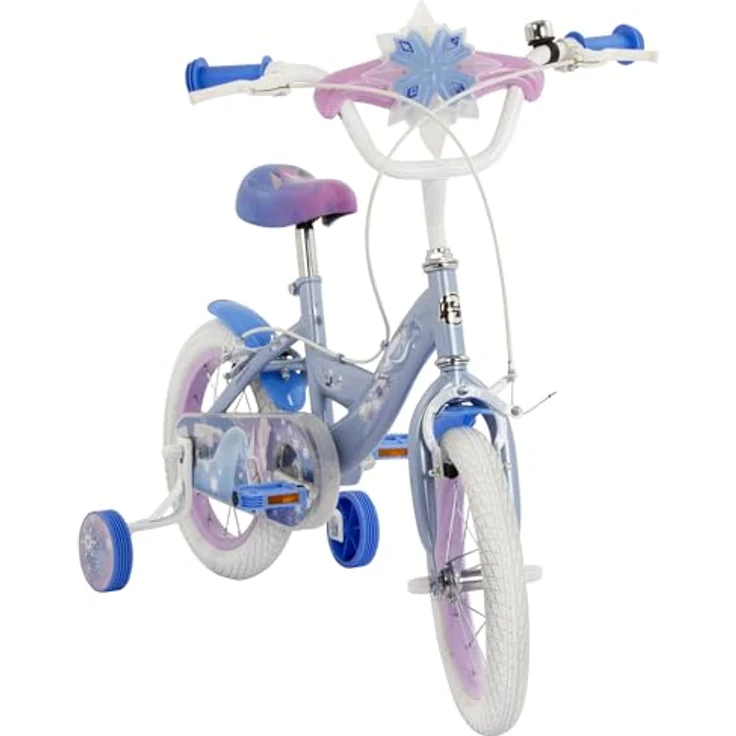 Huffy Disney Die Eiskönigin Frozen 14" Kinderfahrrad für Mädchen, ideal für 4-6 Jahre, blau, ohne Gangschaltung – Bild 2