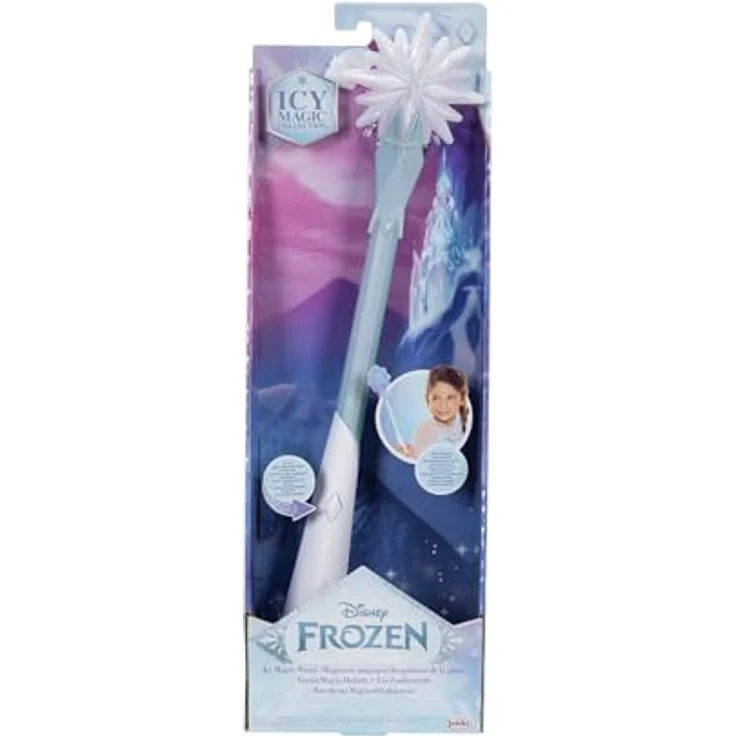 Disney Frozen Eiskönigin EIS-Zauberstab mit Glitzer Schneekugel und Melodie, geeignet ab 3 Jahren – Bild 6