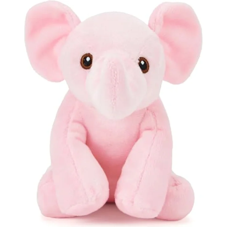 Zappi Co Rosi der rosa Elefant Plüschtier, 15 cm, weich und kuschelig, 100% recycelte Materialien, maschinenwaschbar – Bild 5