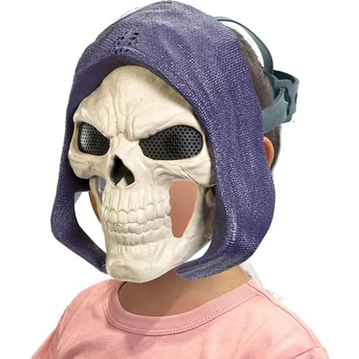 Mattel GmbH Verkleidungsmaske Masters of the Universe Skeletor, mit 6 Sprüchen und leuchtenden Augen, für Kinder ab 6 Jahren – Bild 5