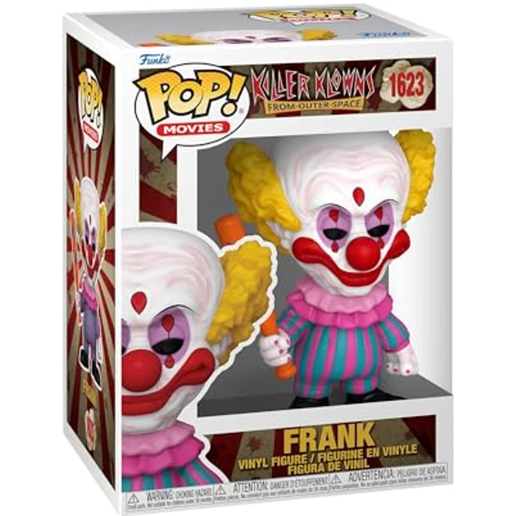 Funko Pop! Movies: KKOS - Frank - Vinyl-Sammelfigur, 9,5 cm - Ideales Geschenk für Killer Klowns from Outer Space Fans – Bild 1