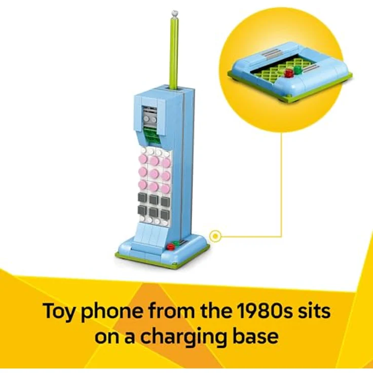 LEGO Creator 31174 Retro-Telefon, 3-in-1 Set mit 383 Teilen, nostalgisches Wählscheibentelefon aus den 1960ern – Bild 8