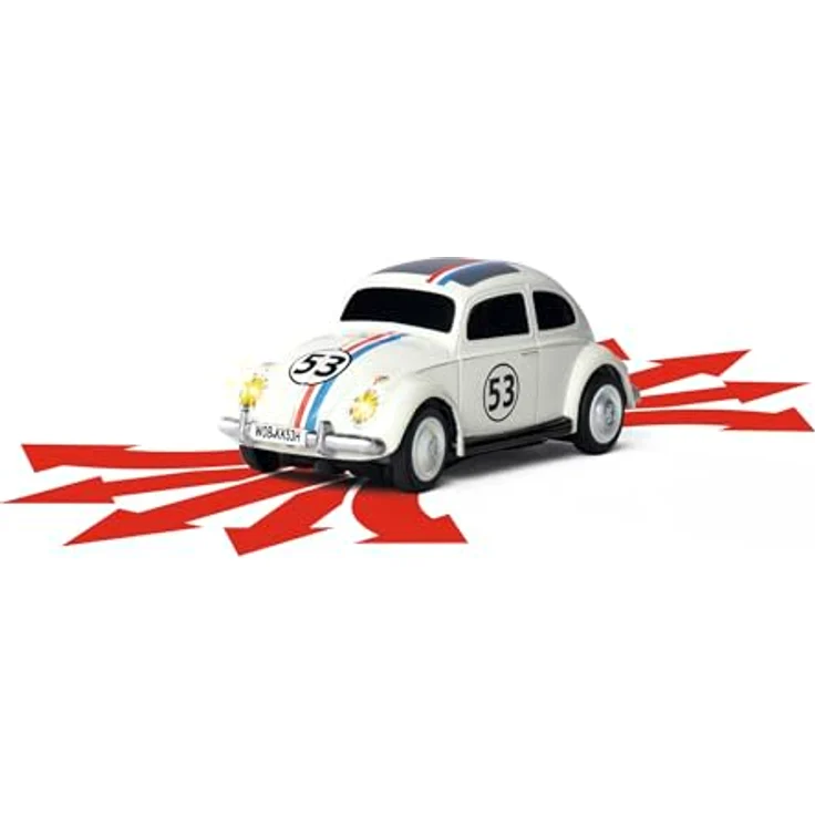 Carson 500504153 1:87 VW Beetle Rallye 2.4G 100% RTR - Fahrfertiges Modell, RC Auto, H0 Auto,RC Modell,Diorama Fahrzeug – Bild 2