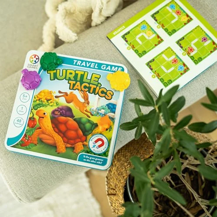 SmartGames Turtle Tactics Reisspel, Lernspiel für Kinder ab 5 Jahren, kompaktes Reiseetui, magnetische Teile - Preisvergleich – Bild 5