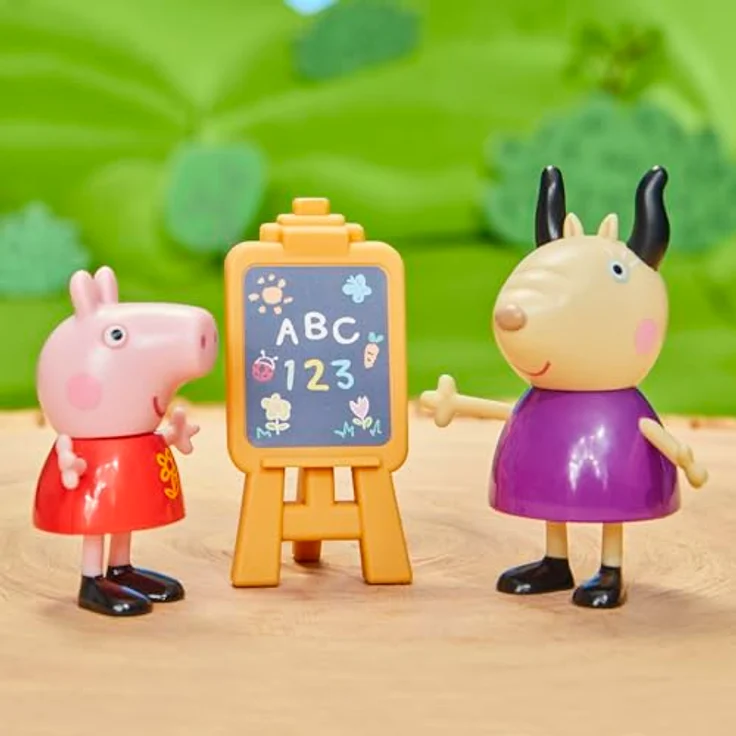 Hasbro Peppa Pig Peppas Spielgruppe, Spielset mit 5 Figuren und 6 Zubehörteilen für Schulaktivitäten, bunt – Bild 3