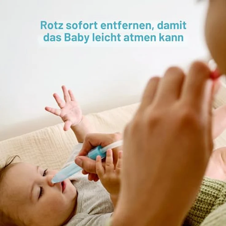 Frida Nosefrida Nasal Aspirator, sicherer Nasensauger ab Geburt, klinisch und arzt empfohlen – Bild 2