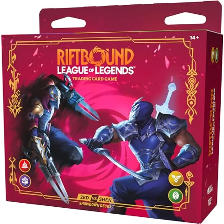 uvs games Riftbound Vendetta Showdown Zed vs Shen Deck, Sammelkarten mit einzigartigen Strategien und ikonischen Rivalitäten – Bild 4