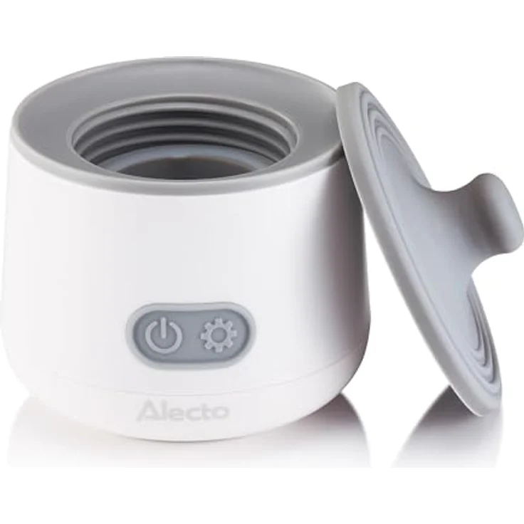 Alecto BW1000, tragbarer Flaschenwärmer für Babyflaschen, kabellos mit 4 Temperatureinstellungen und digitalem LED-Display – Bild 3