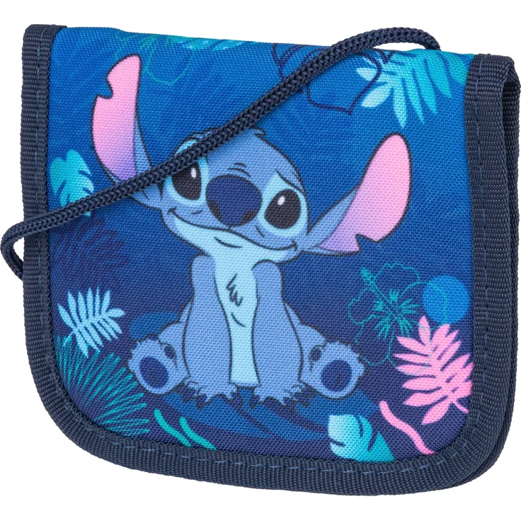 McNeill Brustbeutel Disney Stitch, Kinder-Brustbeutel für sicheren Transport von Kleingeld und mehr