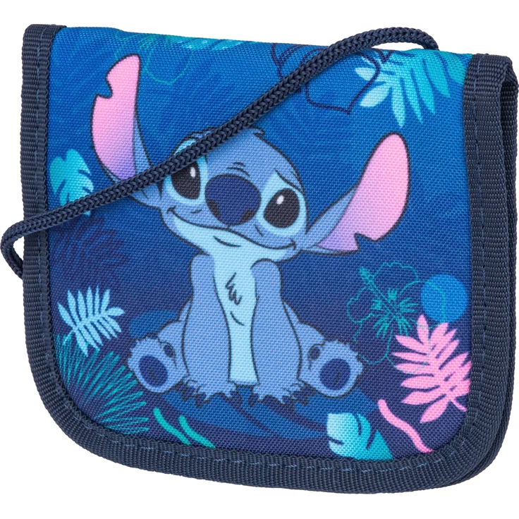 McNeill Brustbeutel Disney Stitch, Kinder-Brustbeutel für sicheren Transport von Kleingeld und mehr – Bild 1