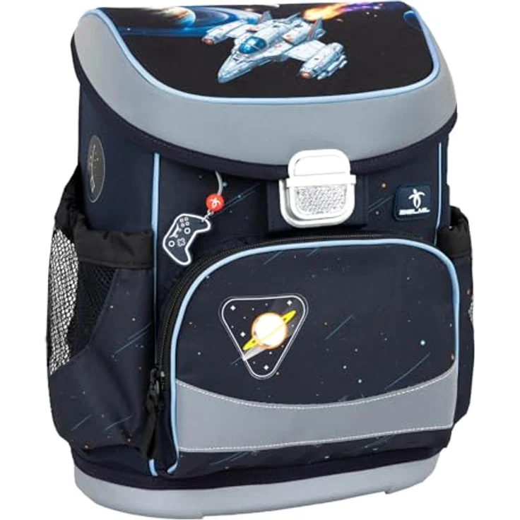 Belmil Mini-fit Schulranzen Set 4-teilig, ergonomisch, superleicht, mit Brustgurt, wasserdicht, für Grundschule 1. - 2. Klasse, Volumen 17 L – Bild 3