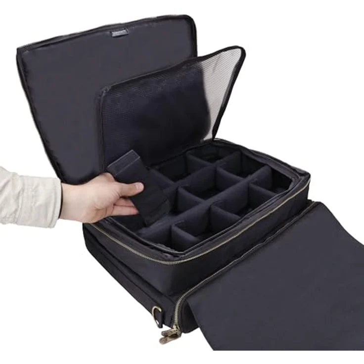 ENHANCE MTG-Tasche, Sammelkarten-Reisetasche mit anpassbarem Innenleben, Kartenschutzschirm, wetterfest, 44 cm x 36 cm x 6,9 cm – Bild 5