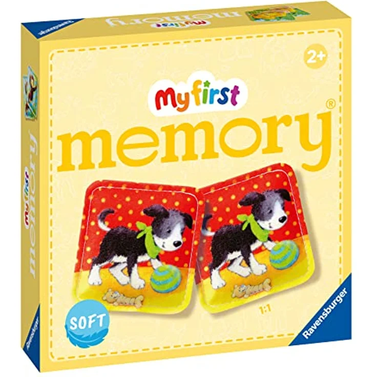 Ravensburger - 20998 - My first memory® Plüsch - Das klassische Gedächtnisspiel mit 24 Stoff-Karten und süßen Tierkindern, Spielzeug ab 2 Jahre – Bild 3