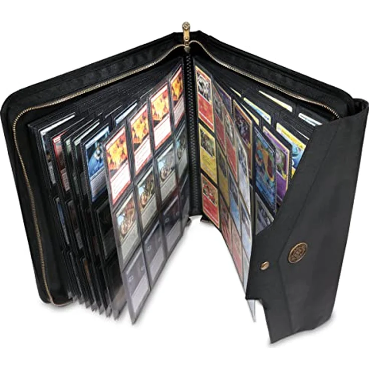 ENHANCE Sammelkarten-Ordneralbum – TCG-Ordner für 624 Karten mit Zubehörtasche und strapazierfähigem Stoff, 34,8 x 33 x 5,1 cm – Bild 1