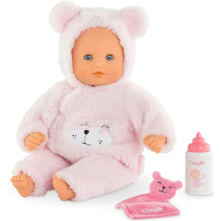 Corolle® Babypuppe Corolle Mon Premier Poupon Calin Teddy Bär, mit Vanilleduft, 30cm, hellrosa – Bild 2