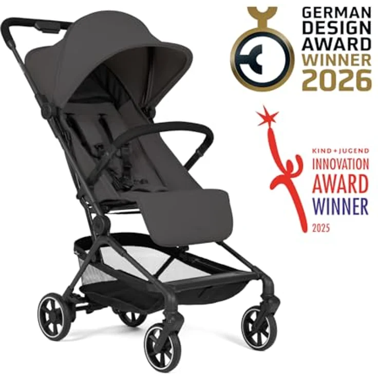 Hauck Reisebuggy Lite N Care, ultraleichtes Carbon-Gestell, Dark Anthracite, IATA-kompatibel, inkl. Gratis Mobilitätsgarantie – Bild 3