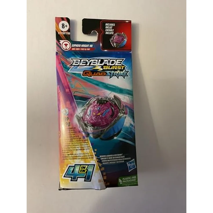 Beyblade F6809ES0 Sammelfigur, mehrfarbig - Beyblade Burst Quadstrike - Xiphoid Knight /Toys – Bild 2