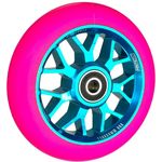 Fantic26 Spy7 Stunt-Scooter Rolle 110mm Abec11 Türkis/Pu Pink