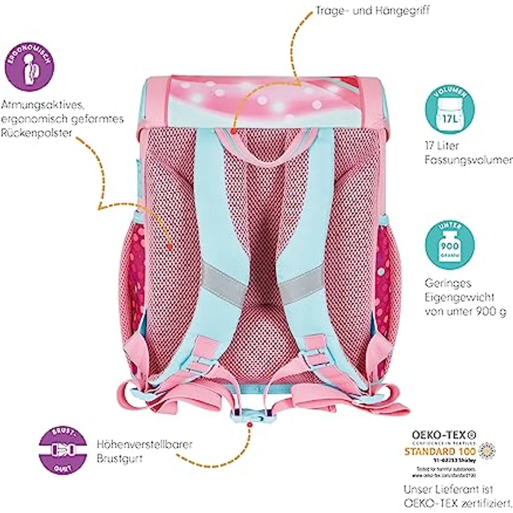 Herlitz Schulranzenset Loop Plus Ballet Love – Bild 4