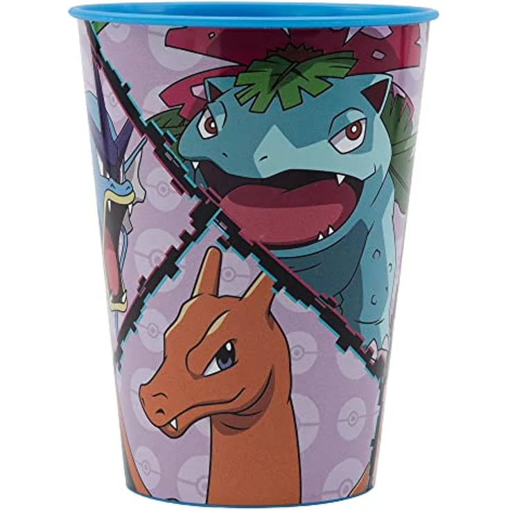 Stor WIEDERVERWENDBARER KINDERBECHER, BPA-freier Kunststoff, 260 ML, Pokemon Distorsion, bunt, 9.7 cm x 7.6 cm x 7.6 cm – Bild 2