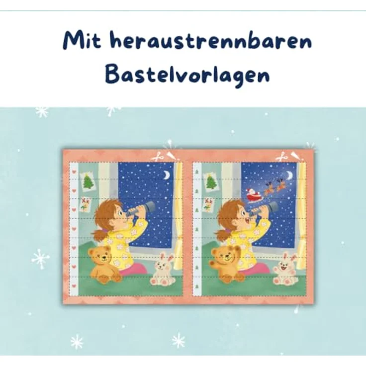 Sonstige Verlage Montessori Adventskalender, 24 kreative Bastelideen zur Förderung von Motorik, Sprache, Denken, Sinne und Spielen, ab 3 Jahren – Bild 6