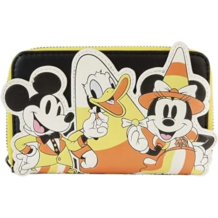 Loungefly, Portemonnaie, Disney by Porte-monnaie Mickey & Friends Candy Corn – Bild 2