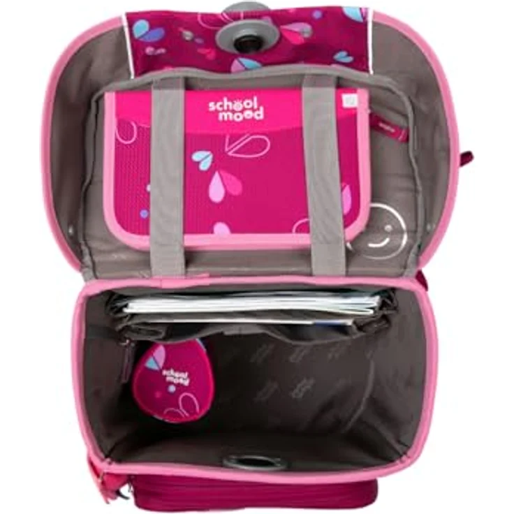 SCHOOL-MOOD® Schulranzen Champion Maxx Pro, Farbe Klara, vielseitiger Schulrucksack mit extra Stauraum – Bild 3