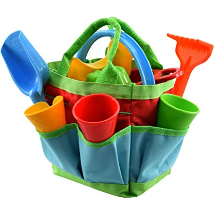 GOWI - 538-80 - Sand Set - Strand in Strofftasche Sandkästen und Sandspielzeug – Bild 2