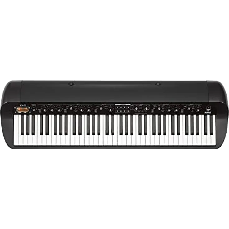 Korg SV-2 73 Digital Piano, schwarz, mit gewichteter Hammermechanik-Tastatur, Vintage-Sounds und integriertem Lautsprechersystem
