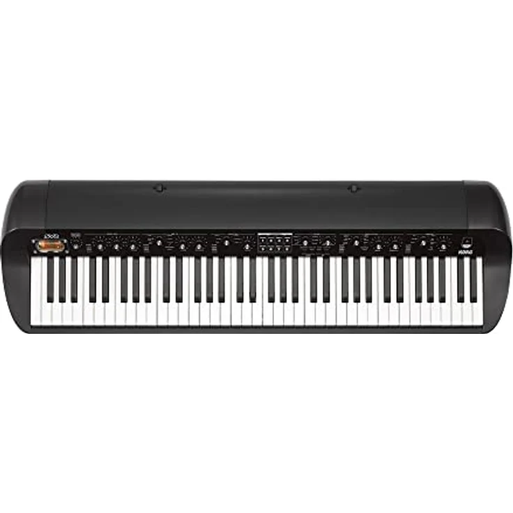 Korg SV-2 73 Digital Piano, schwarz, mit gewichteter Hammermechanik-Tastatur, Vintage-Sounds und integriertem Lautsprechersystem – Bild 1
