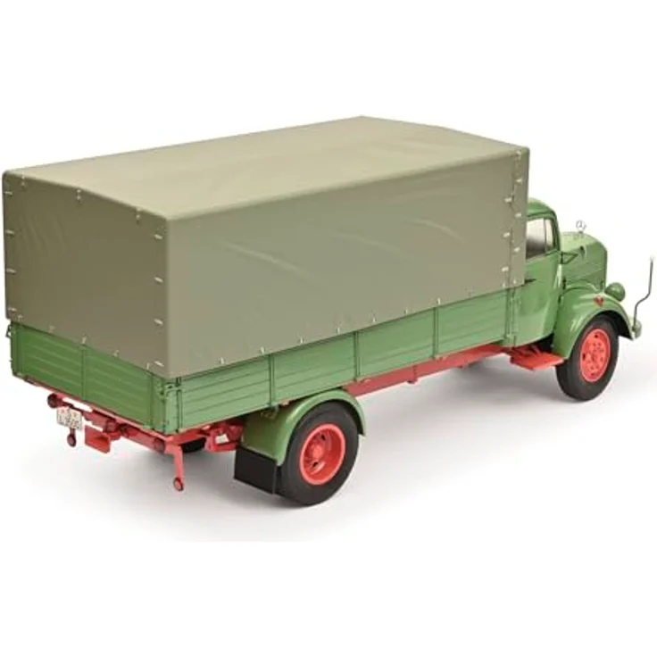 Schuco 450050100 Modellfahrzeug, grün - Classic Langhauber-LKW im Maßstab 1:43 – Bild 4