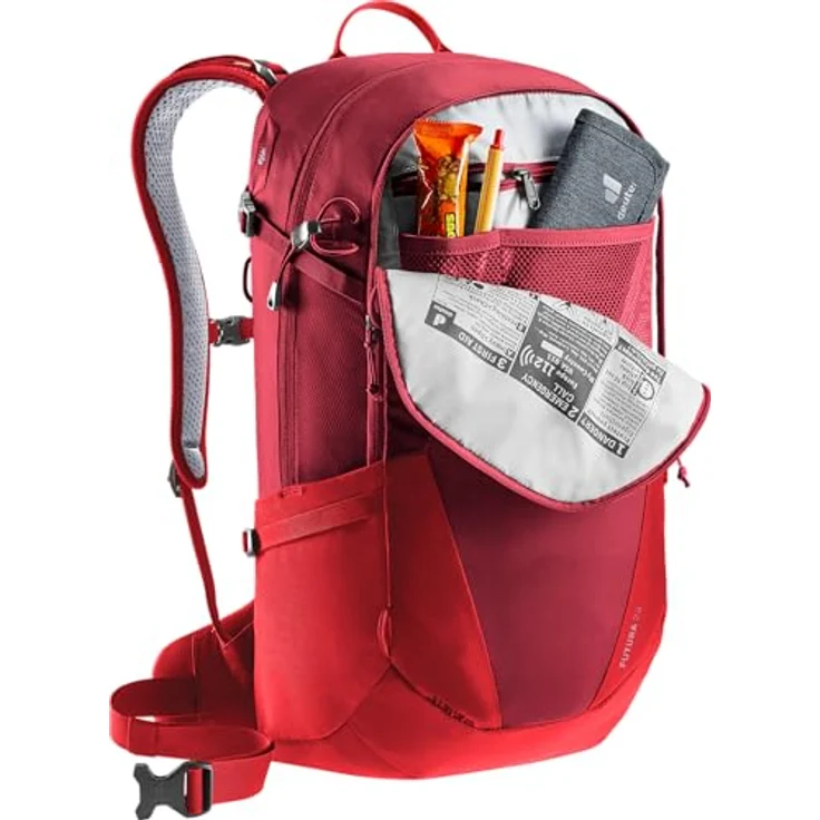 deuter FUTURA 23, Wanderrucksack mit Aircomfort Rückensystem, 23 Liter, Schwarz – Bild 9