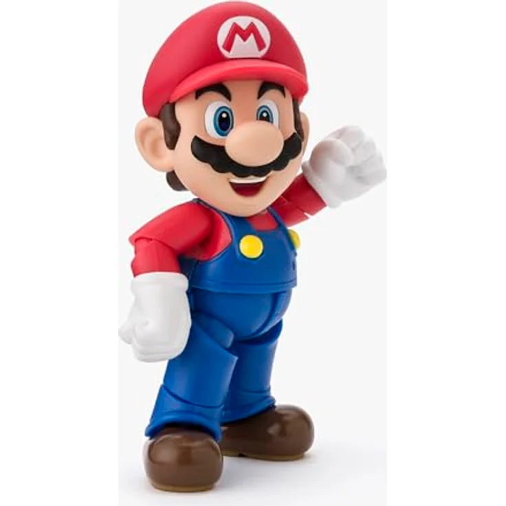 Bandai Tamashii Nations Super Mario S.H. Figuarts, Actionfigur 10 cm, beweglich, in Fensterbox – Bild 2