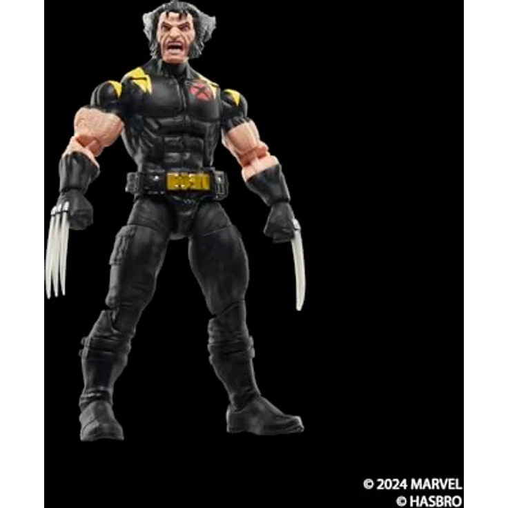 Hasbro Marvel Legends Wolverine X-Treme X-Men Figur, 15 cm, vollbeweglich mit 4 Accessoires – Bild 9