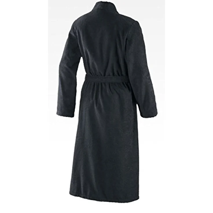 Joop! Bademantel Classic für Damen, Schwarz, extraflauschige Walkfrottier-Qualität aus Baumwolle, Größe S – Bild 2