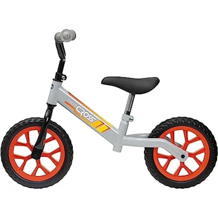 Chicco Balance Bike Cross, Kinderfahrrad ohne Pedale, Cross Country Design, große Räder, Verstellbarer Lenker und Sattelstütze, pedalloses Gleichgewichtsfahrrad, Max 25 Kg, Kinderspiele 3-5 Jahre – Bild 2