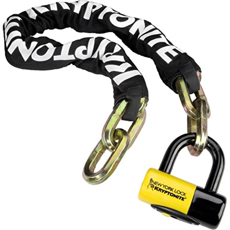 Kryptonite 142585 Kettenschloss Fahgettaboudit 3'3" (100 cm), 3500135, Schwarz