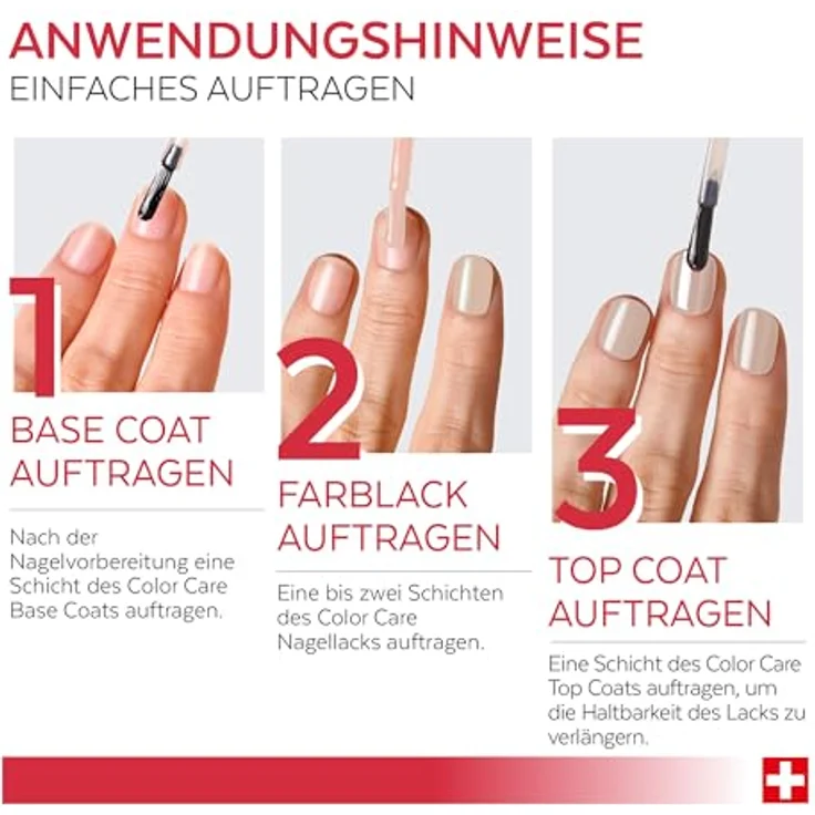 Poderm Vernis Color Care 903 Rose Poudrée, 8 ml Nagellack mit Teebaumöl zur Nagelpflege und Korrektur von Gelb- und Beschädigungen – Bild 6