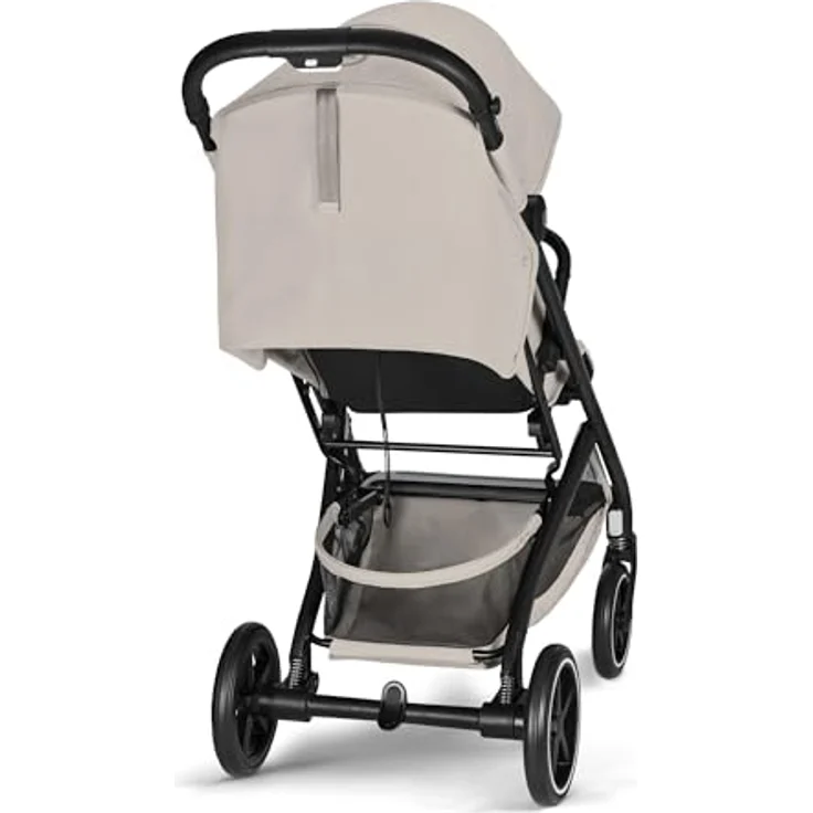 Cybex Beezy Buggy, Stadt-Buggy ab Geburt bis 4 Jahre (22 kg), kompakt faltbar, Dune Grey – Bild 3