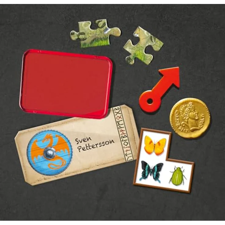 Ravensburger 23853 - Mystery PRO Adventskalender - Das verrückte Zeitreisemuseum - 24 Rätsel für EXIT-Begeisterte ab 14 Jahren, Profi-Level mit schwierigen Rätseln - Deutschsprachig, detailreiche Illustrationen, Lösungslupe und Tipps zur Entschlüsselung - Preisvergleich – Bild 5